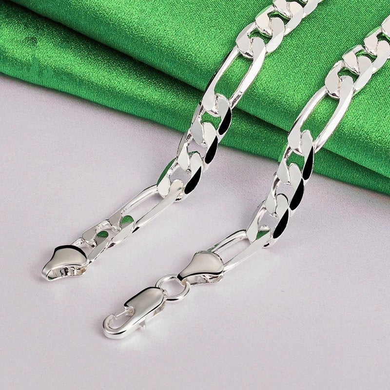 Pure 925 sterling silver necklaces.