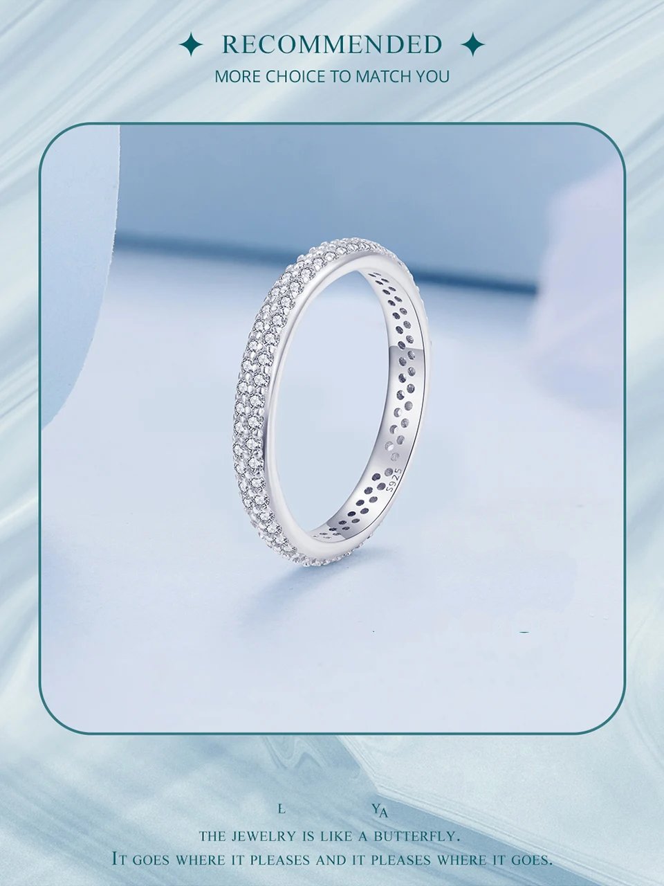 925 Sterling Silver Valentine's Day Ring.