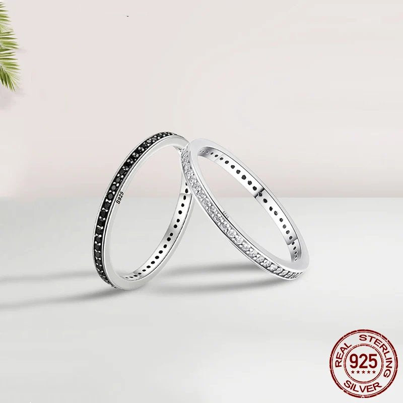 Genuine 925 Sterling Silver Elegant Rings