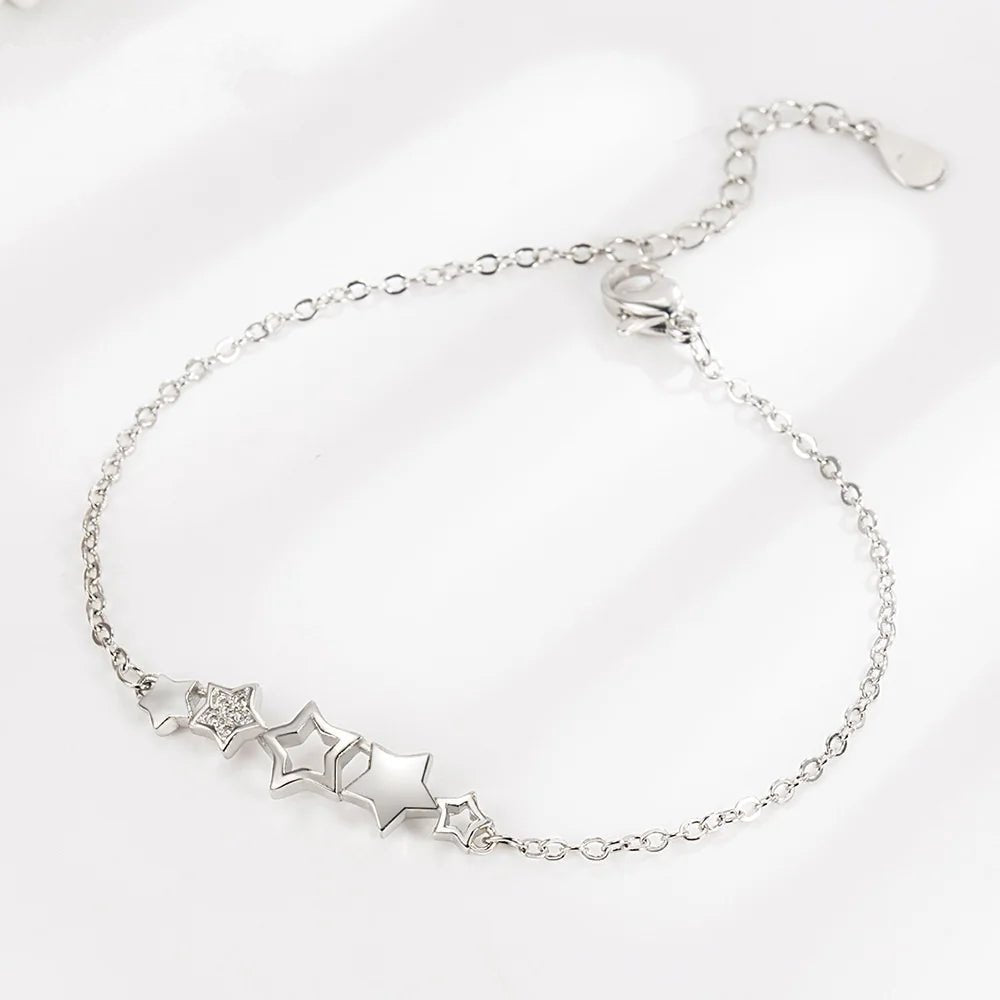 Pretty jewelry 925 sterling silver bracelets.