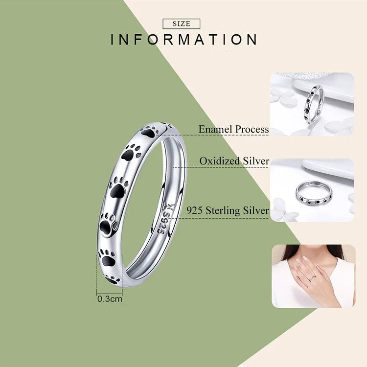 Genuine 925 Sterling Silver Elegant Rings