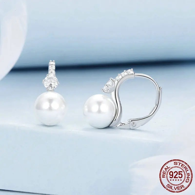 High Quality 925 Sterling Silver Elegant Earrings.