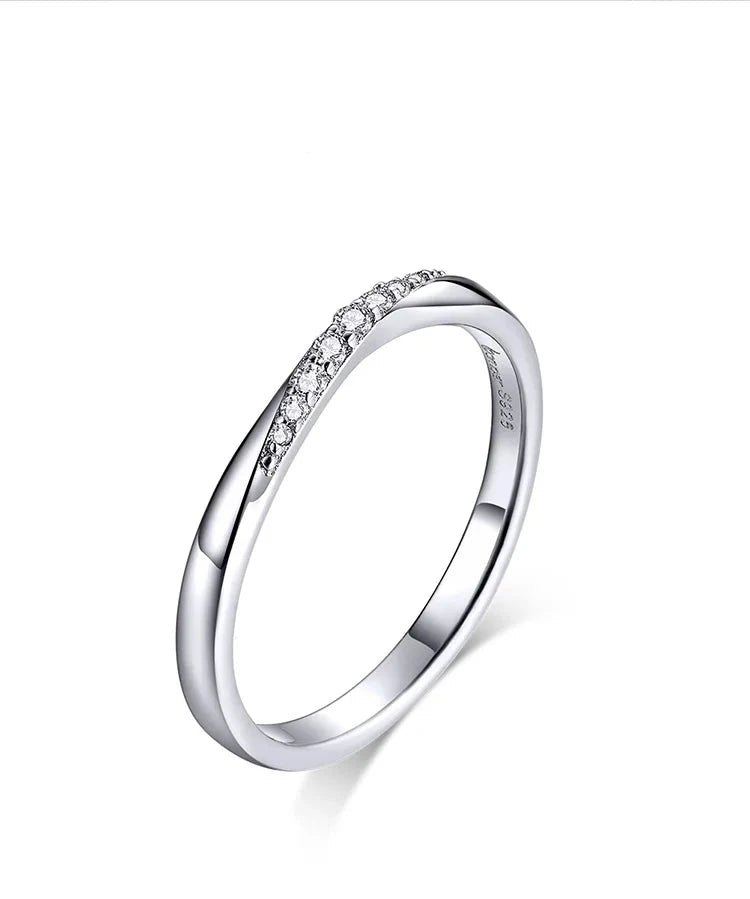 Dazzling Pure 925 Sterling Silver Ring.