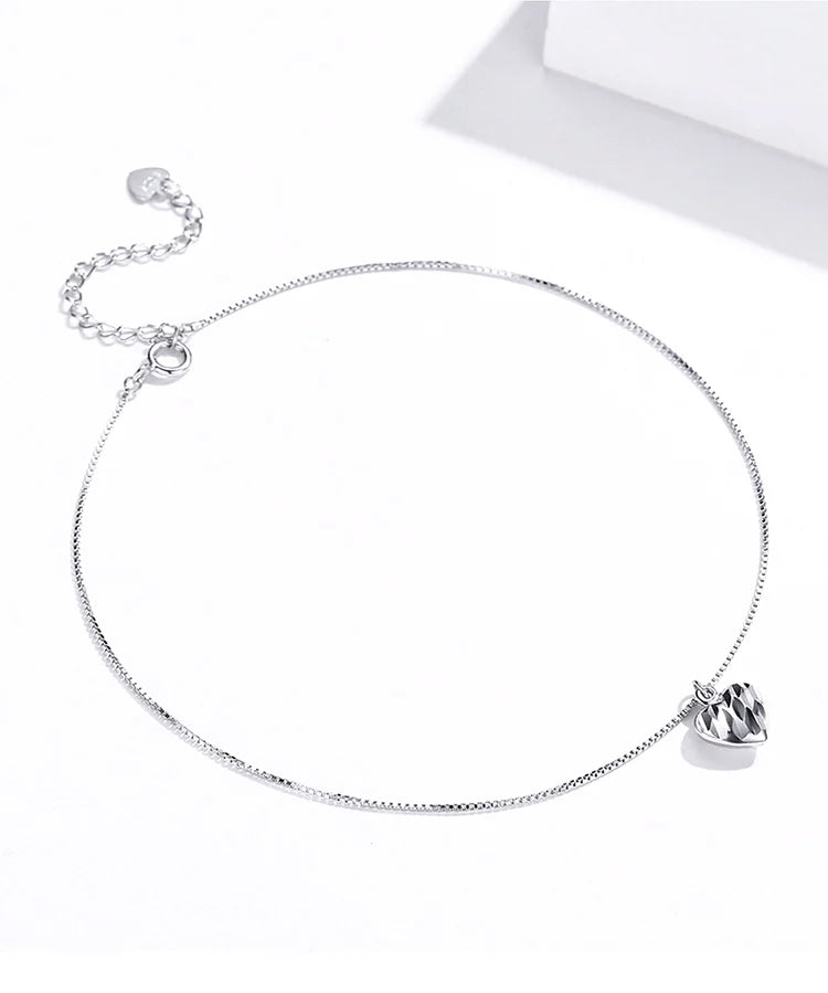 Excellent Pure 925 Sterling Silver Anklet. SCT002.