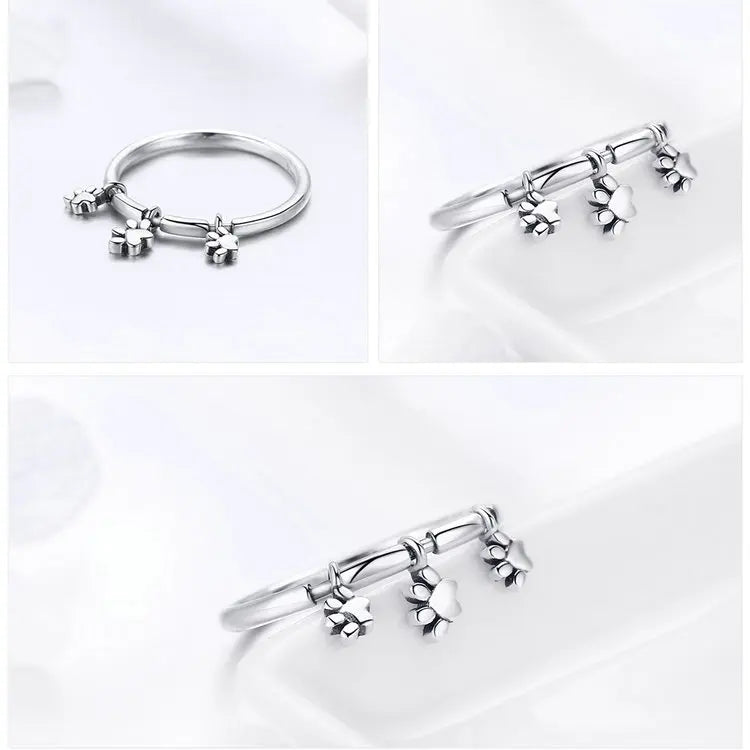 Pure 925 Sterling Silver Heart Ring.