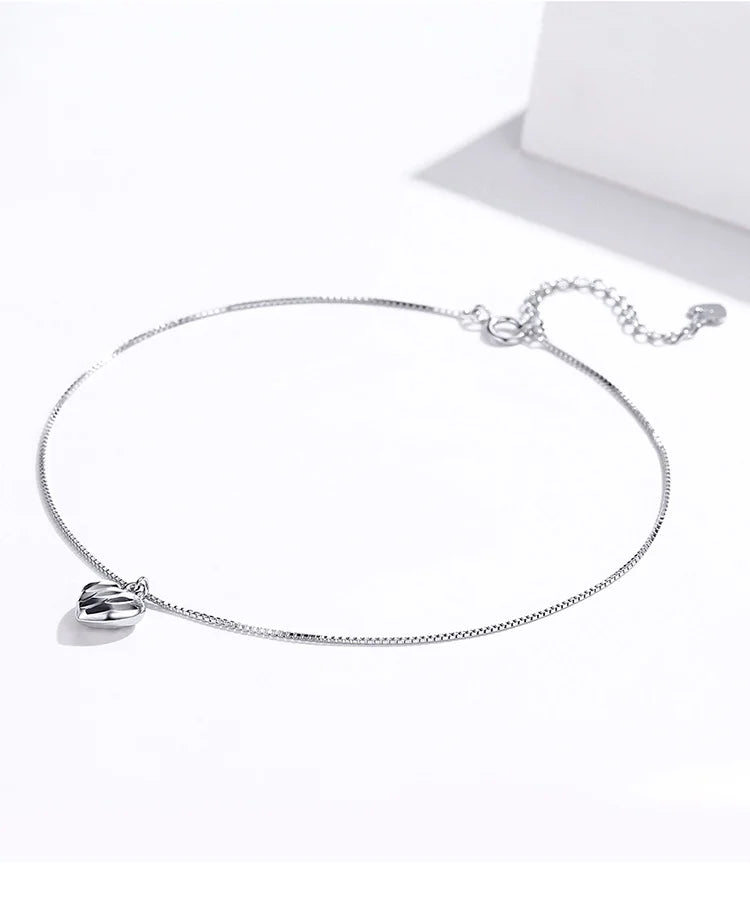 Excellent Pure 925 Sterling Silver Anklet. SCT002.