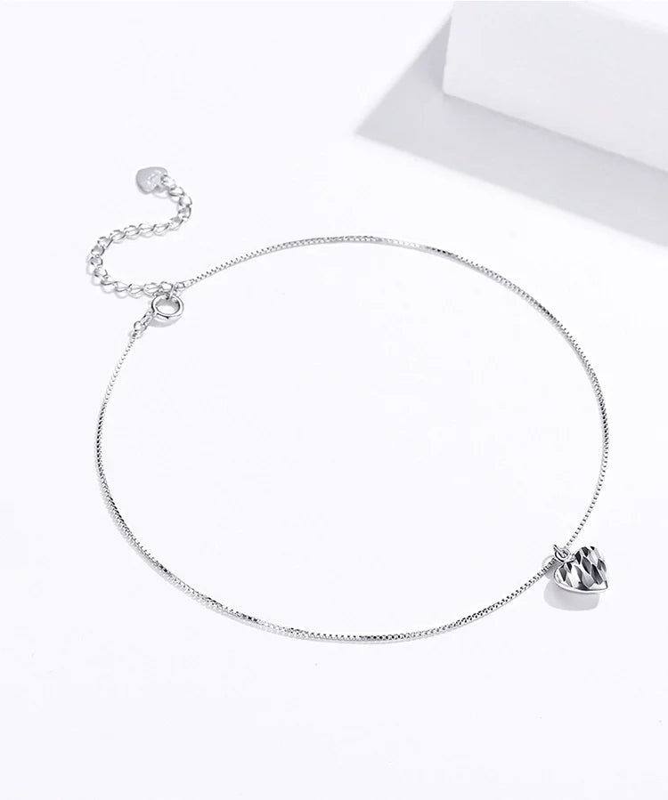 Excellent Pure 925 Sterling Silver Anklet. SCT002.