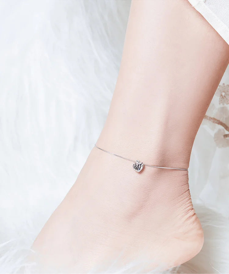 Excellent Pure 925 Sterling Silver Anklet. SCT002.