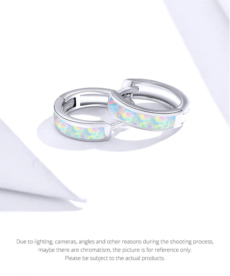 High quality round hoop earrings 100% 925 sterling silver.