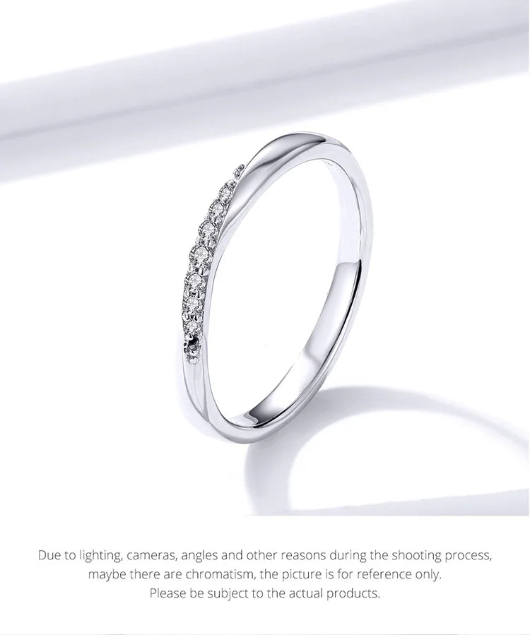 Dazzling Pure 925 Sterling Silver Ring.