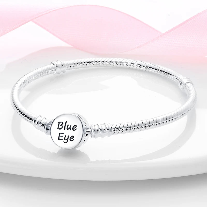 Charms Pure 925 Sterling Silver Bracelets. High Quality.