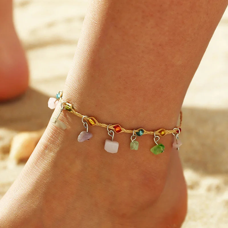 SO BEAUTIFUL Daisy shaped ankle bracelet.