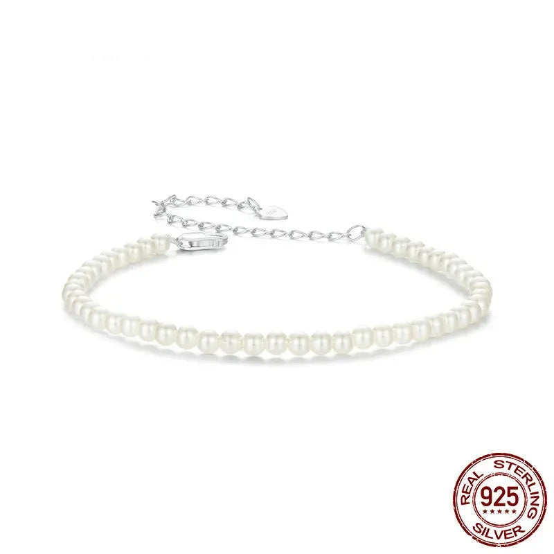 Australian South Sea Pearl Bracelet in Pure 925 Sterling Silver.