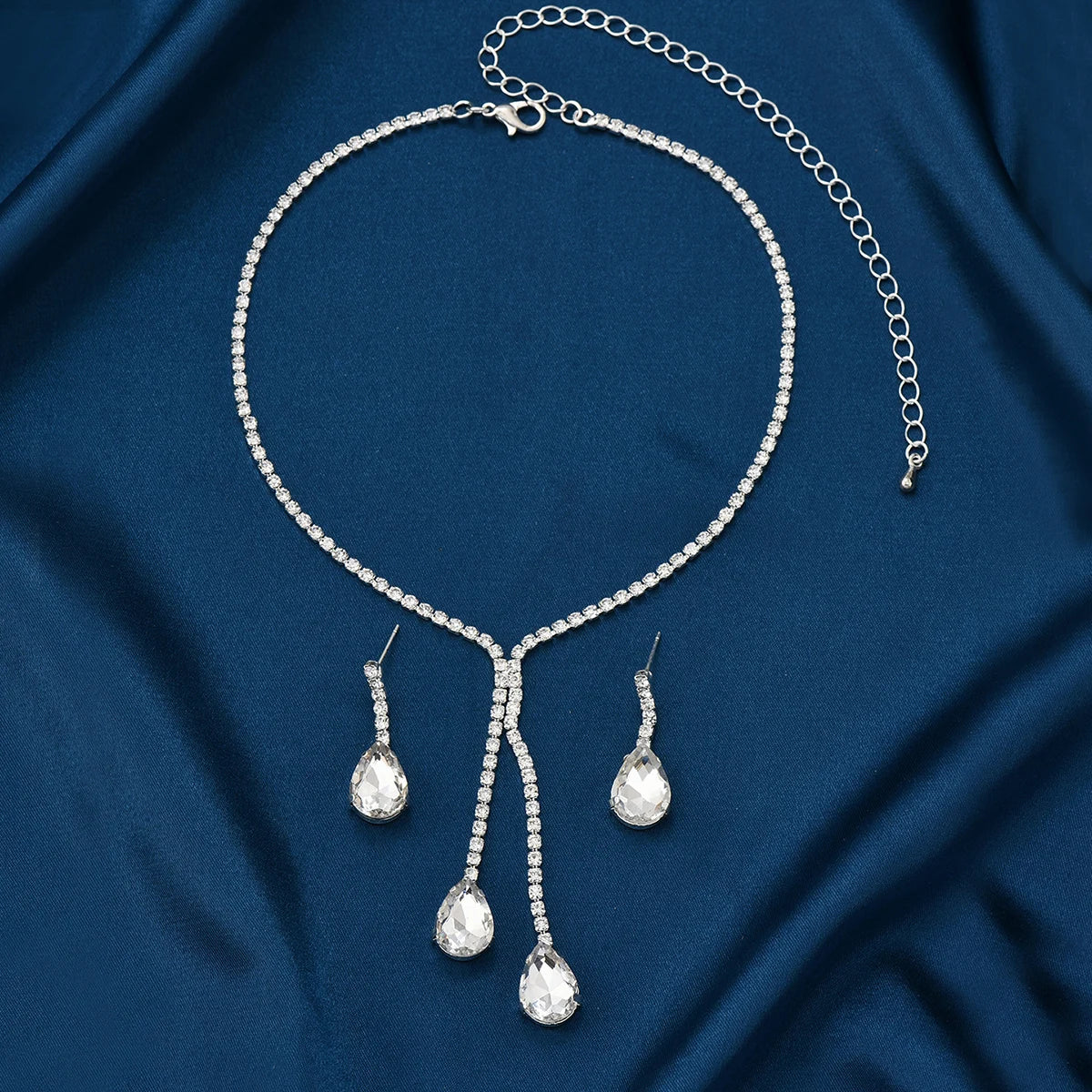 Sparkling Necklace & Earrings.