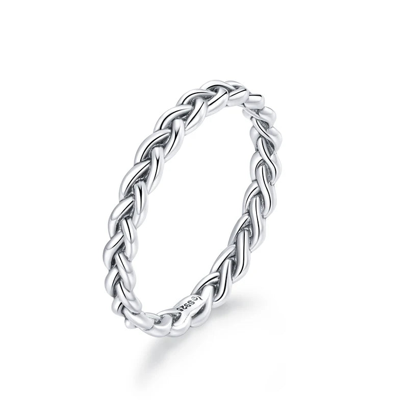 Genuine 925 Sterling Silver Elegant Rings