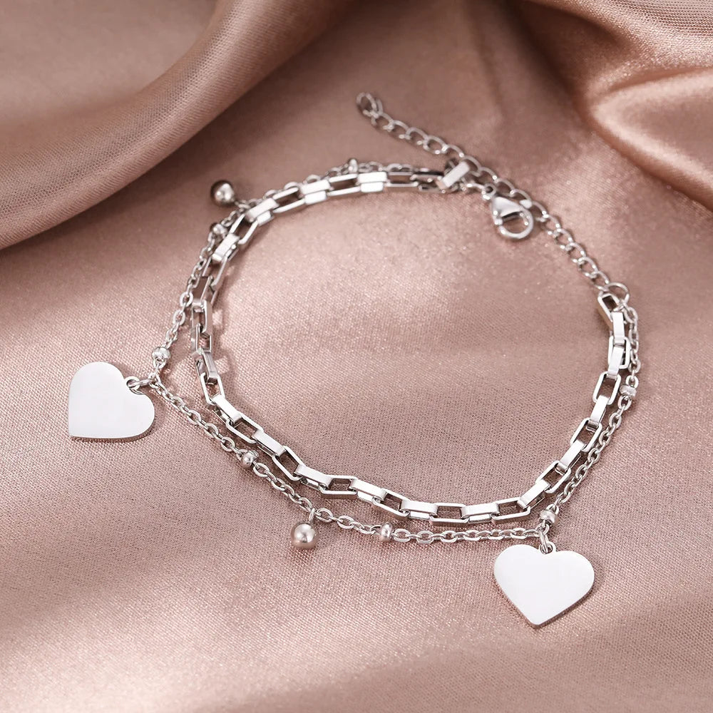 Heart love bracelet