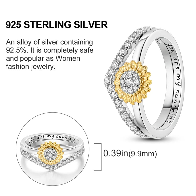 New advanced ring in genuine 925 sterling silver.