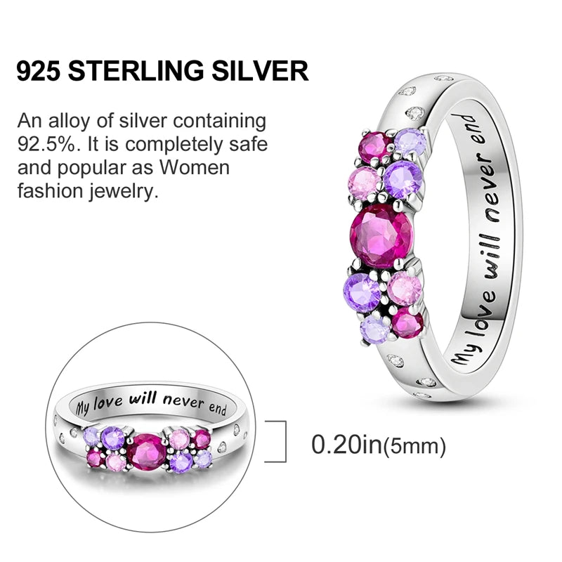 New advanced ring in genuine 925 sterling silver.