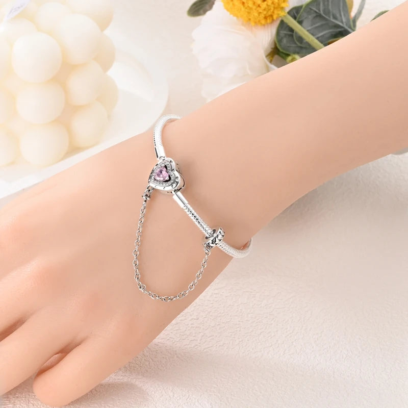 Pure 925 Sterling Silver Princess Bracelets. High Quality.