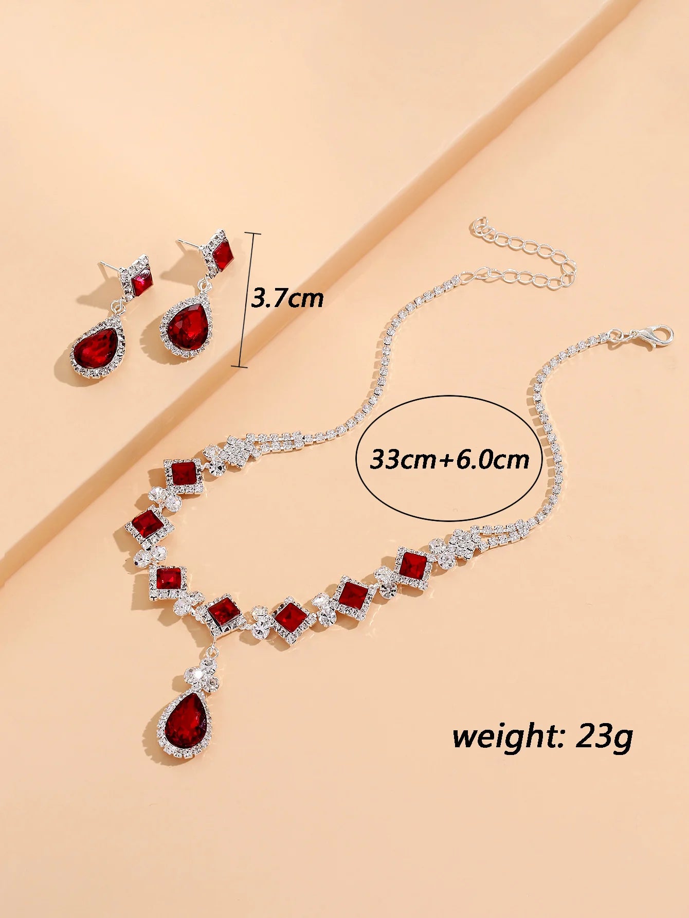 3Pcs/set Claw Necklace Earrings Set. Excellent Quality.