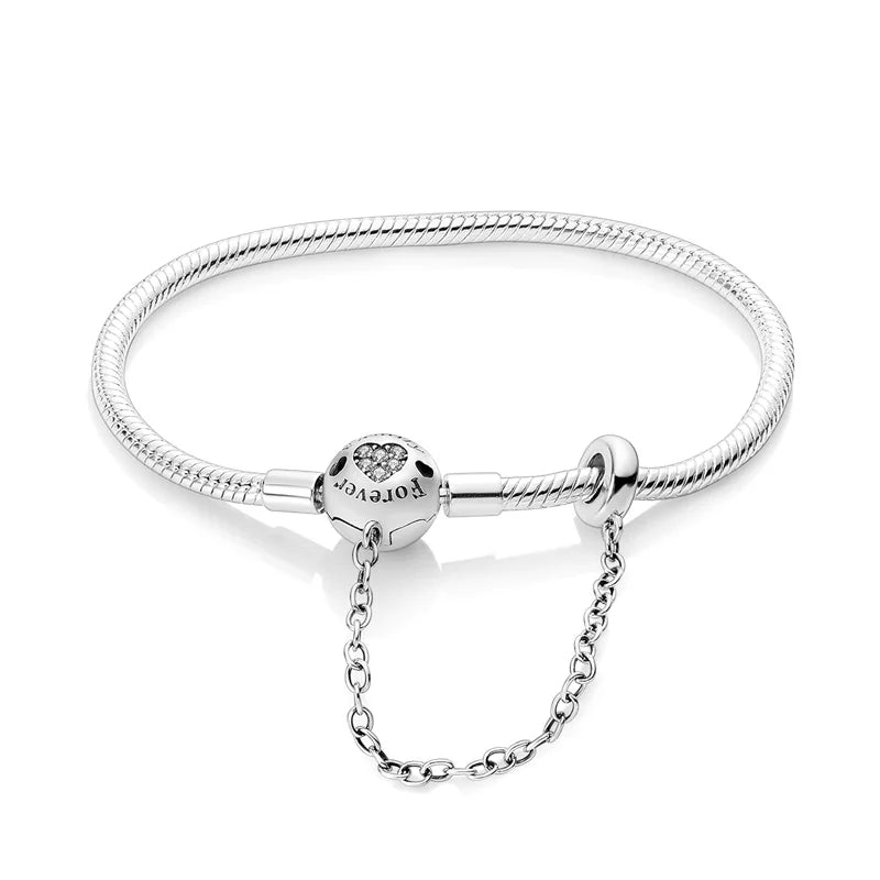 Pure 925 Sterling Silver Princess Bracelets. High Quality.