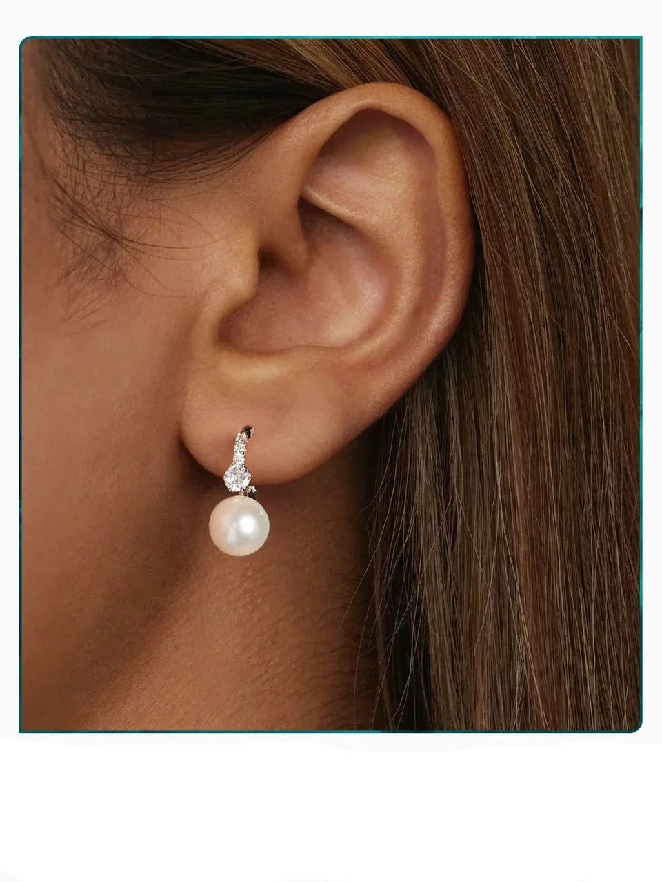 High Quality 925 Sterling Silver Elegant Earrings.