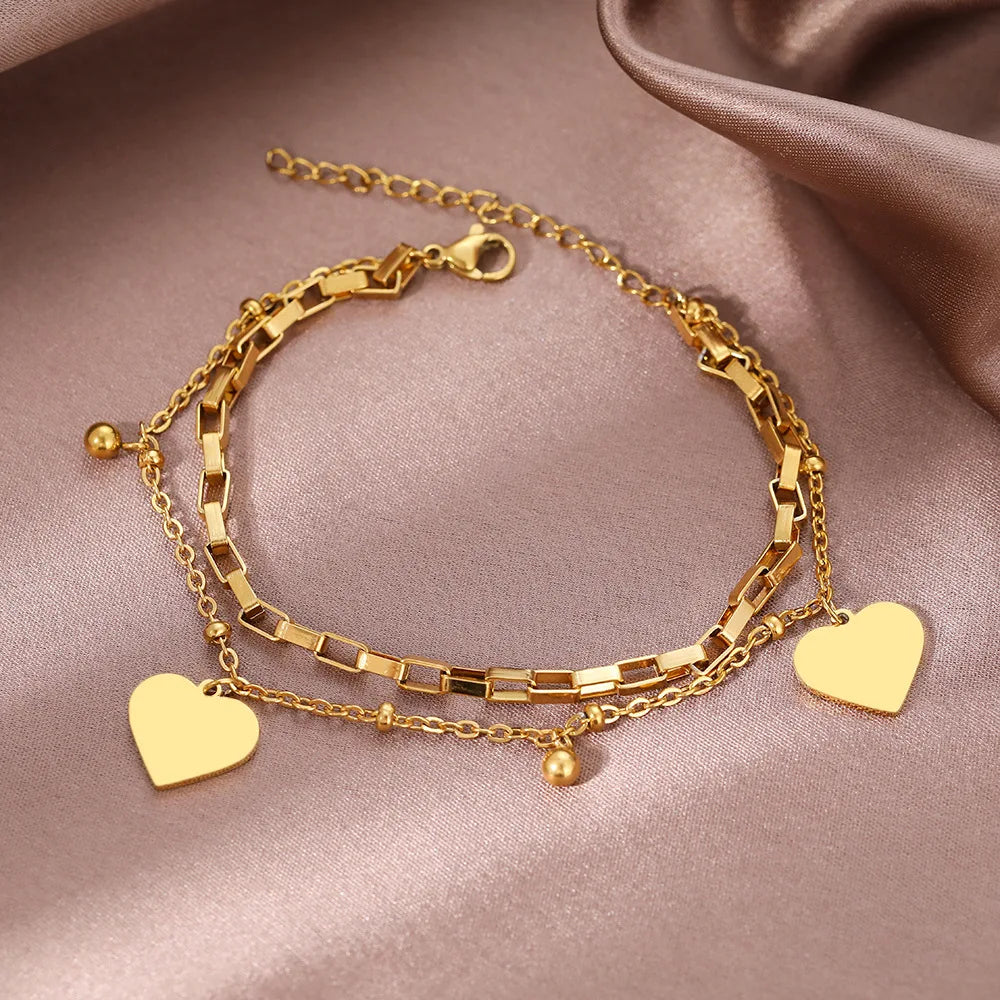 Heart love bracelet