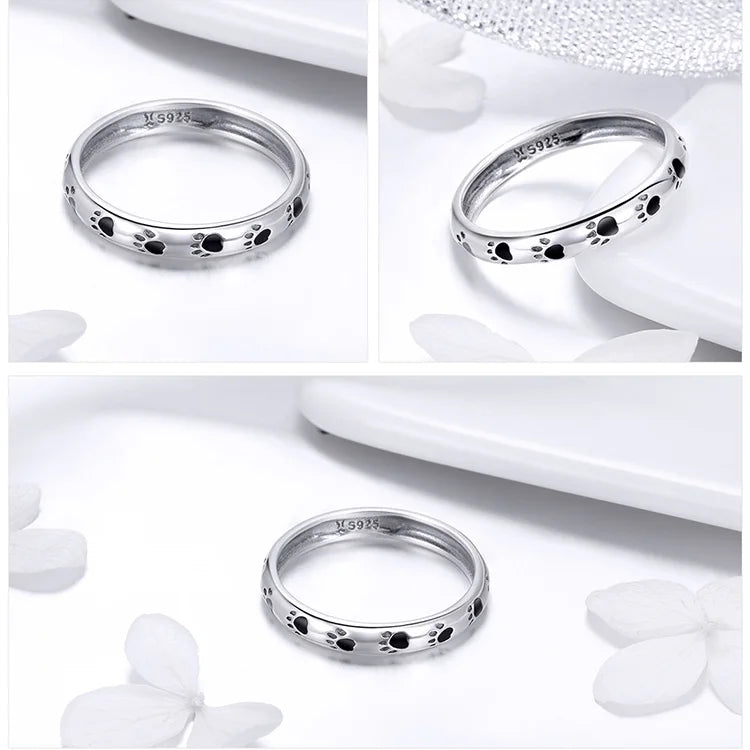 Genuine 925 Sterling Silver Elegant Rings