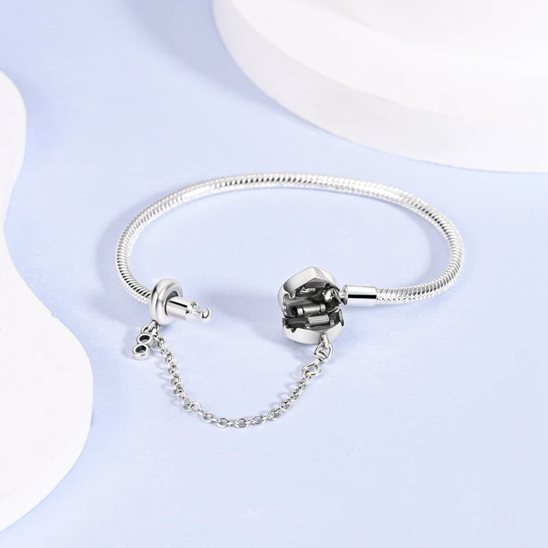 Pure 925 Sterling Silver Princess Bracelets. High Quality.