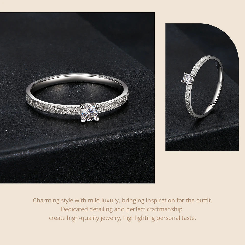 Genuine 925 Sterling Silver Love Ring.