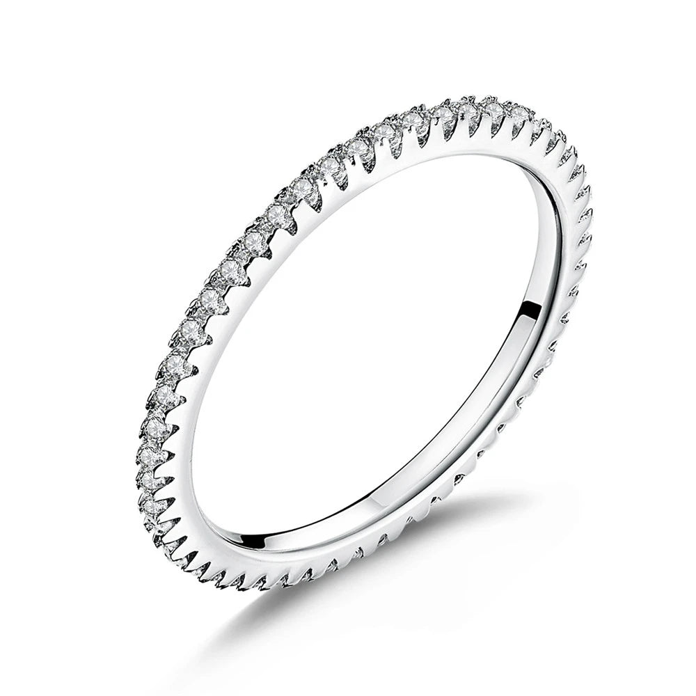 Genuine 925 Sterling Silver Elegant Rings