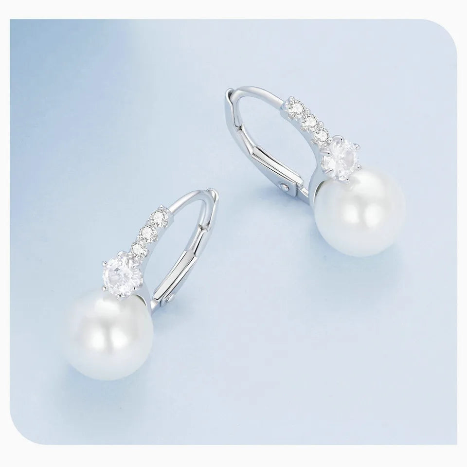 High Quality 925 Sterling Silver Elegant Earrings.