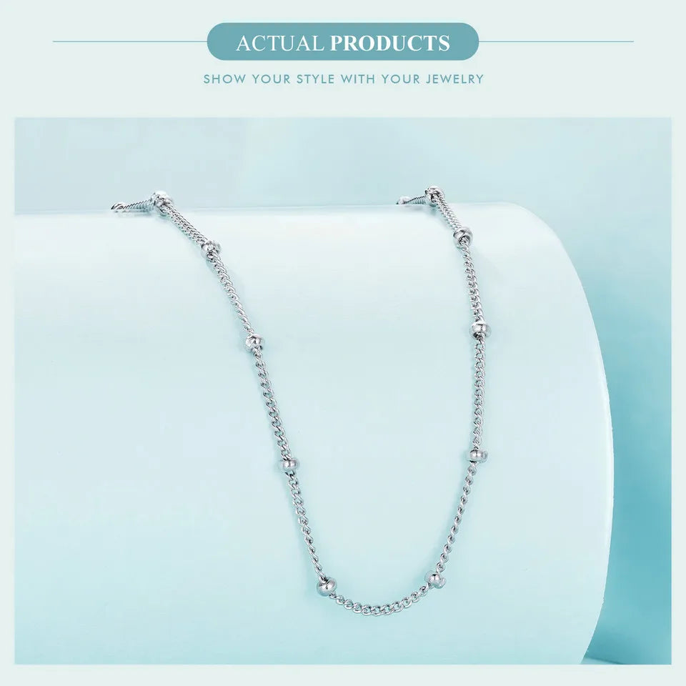 luxurious classic necklaces, 100% pure 925 Sterling Silver