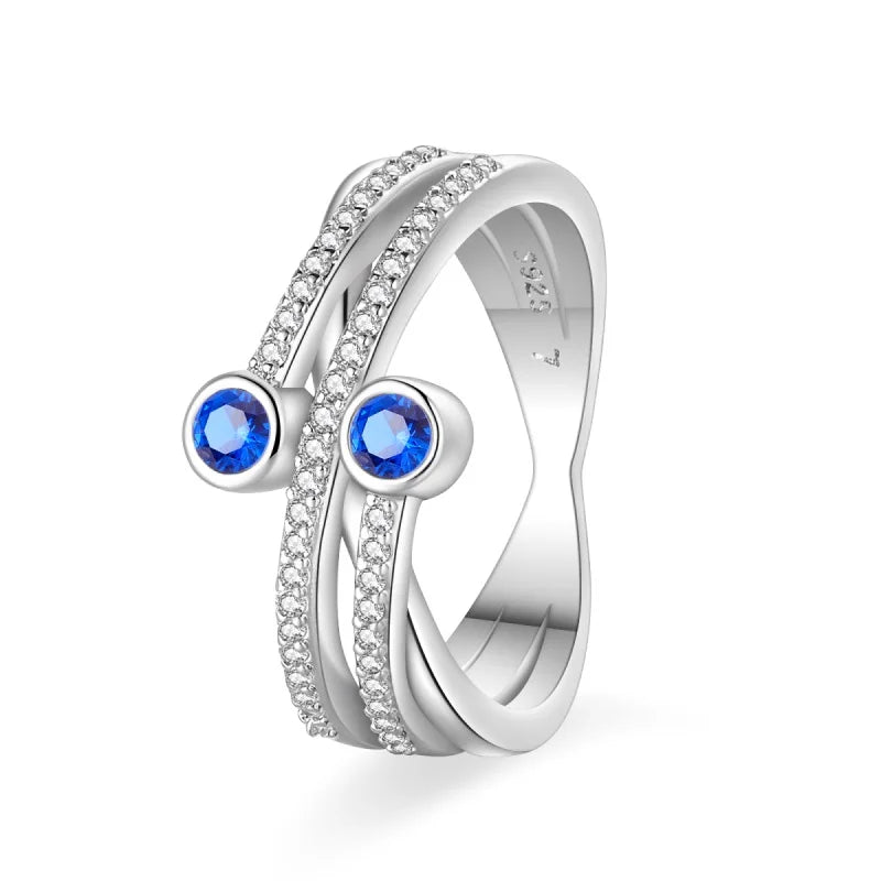 New advanced ring in genuine 925 sterling silver.