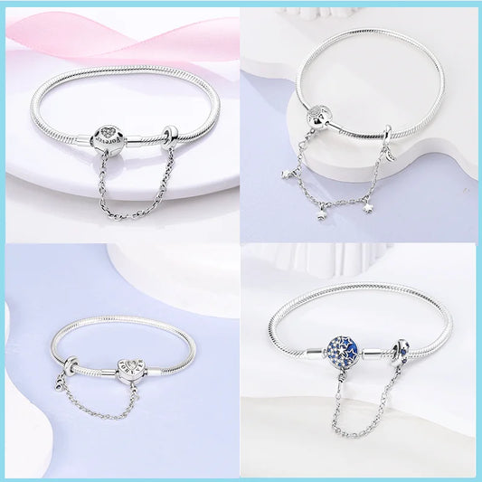 Real 925 sterling silver bracelets, with magic patterns. high quality.