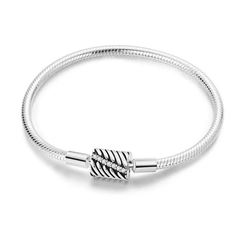 Pure 925 Sterling Silver Princess Bracelets. High Quality.