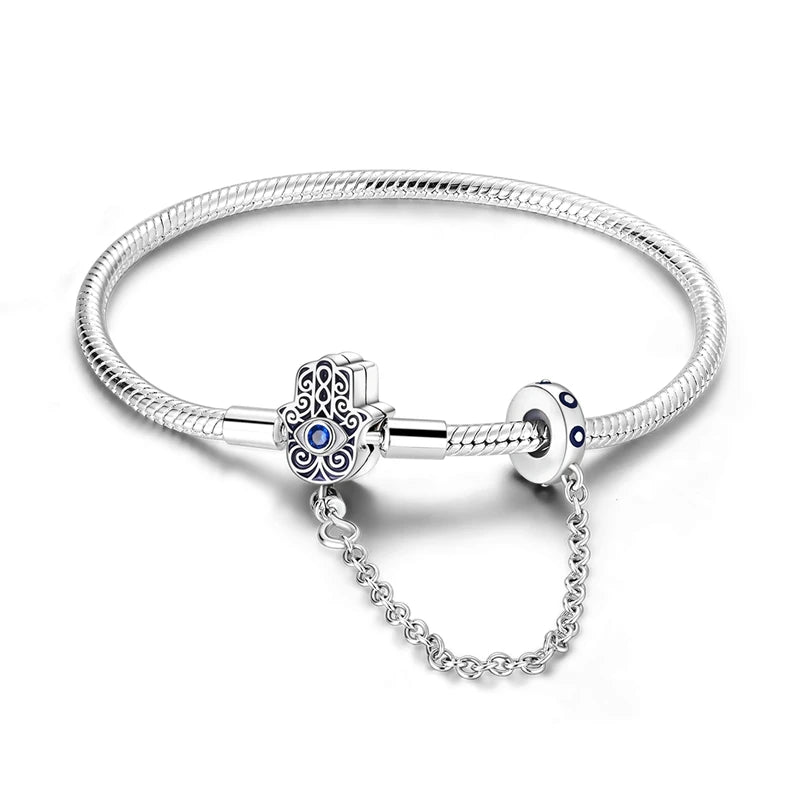 Pure 925 Sterling Silver Princess Bracelets. High Quality.