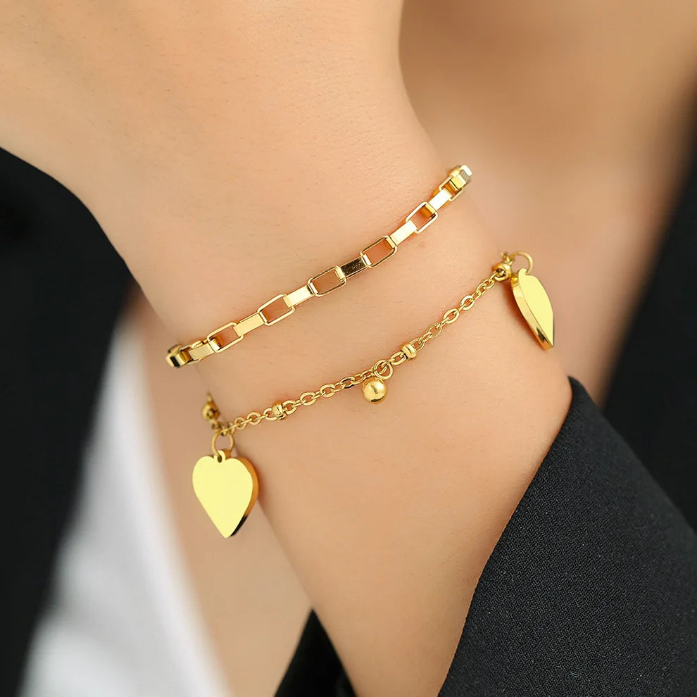 Heart love bracelet