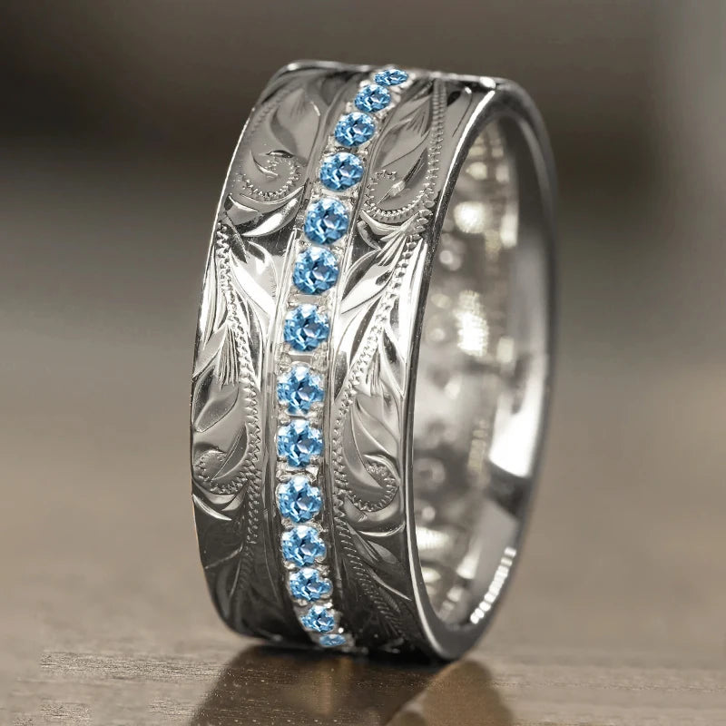 The beauty of the sculpted ring