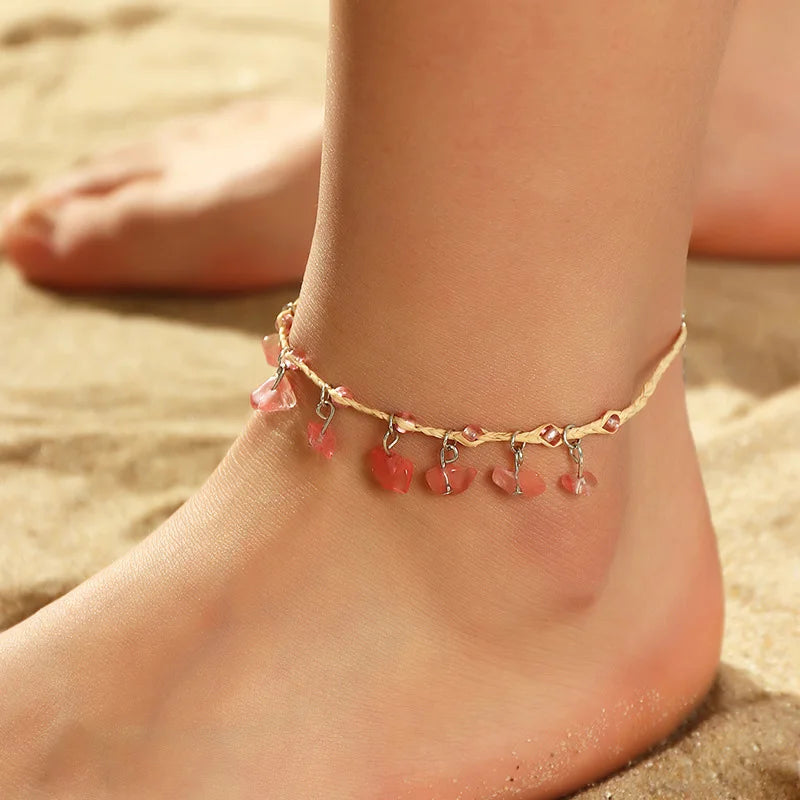 SO BEAUTIFUL Daisy shaped ankle bracelet.