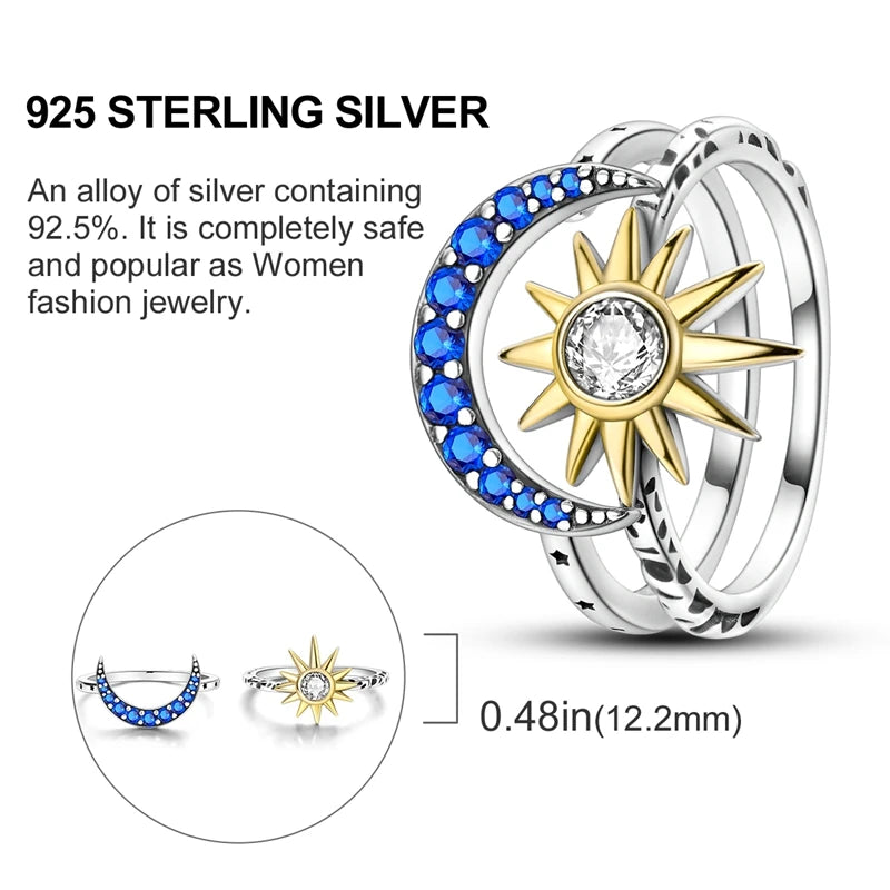 New advanced ring in genuine 925 sterling silver.