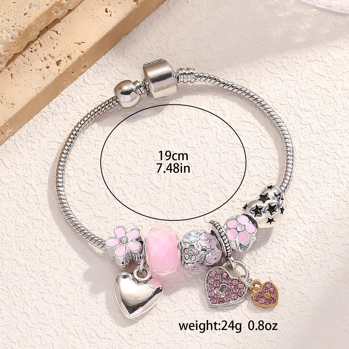 Multi Element Love Bead Bracelet